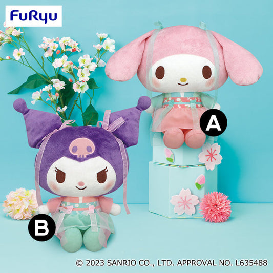 My Melody & Kuromi Spring Color Big Plush - My Melody