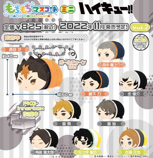 Mochimochi Mascot Mini "Haikyu!!" Vol. 2
