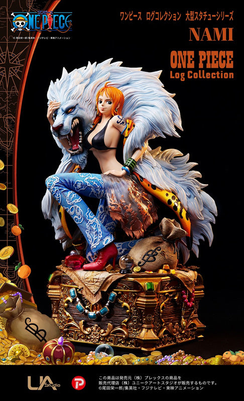 アニメ ONE PIECE Log Collection NAMI RARE One Piece Log Collection BIG Statue Series NAMI Figure