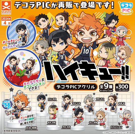 Haikyu DECORA PIC Acrylic Capsule Toy (Bag)