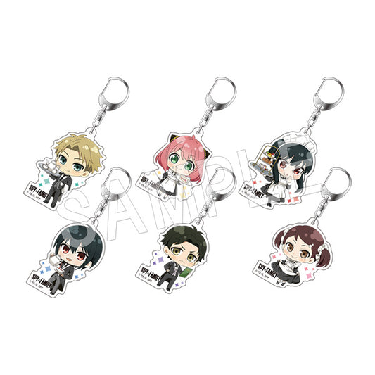 "SPY x FAMILY" Trading Acrylic Key Chain Mini Character Ver. (Cafe)