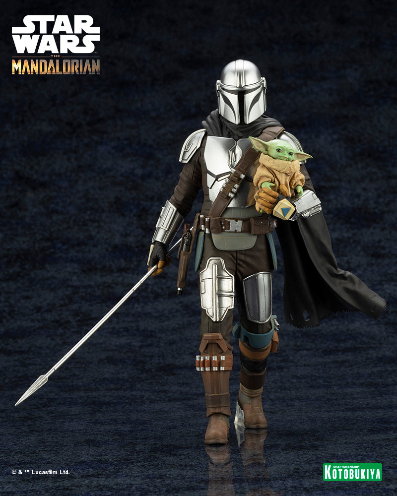 ARTFX+ Mandalorian &amp; Grogu with Beskar Staff