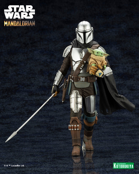 ARTFX+ Mandalorian &amp; Grogu with Beskar Staff