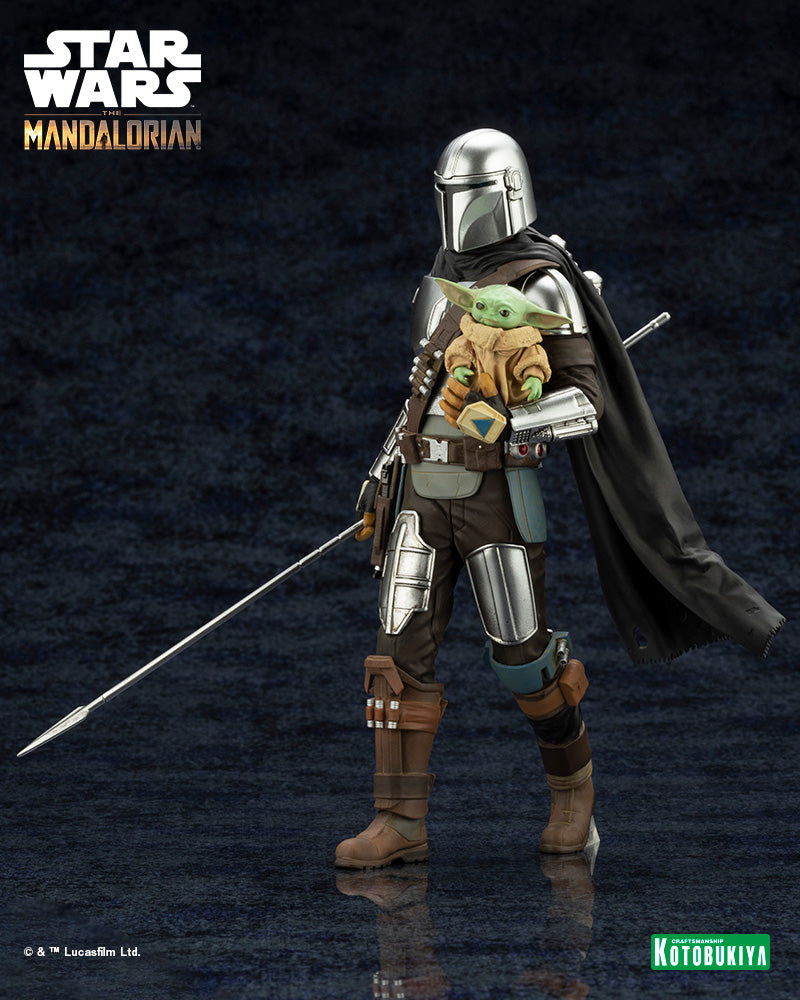 ARTFX+ Mandalorian &amp; Grogu with Beskar Staff