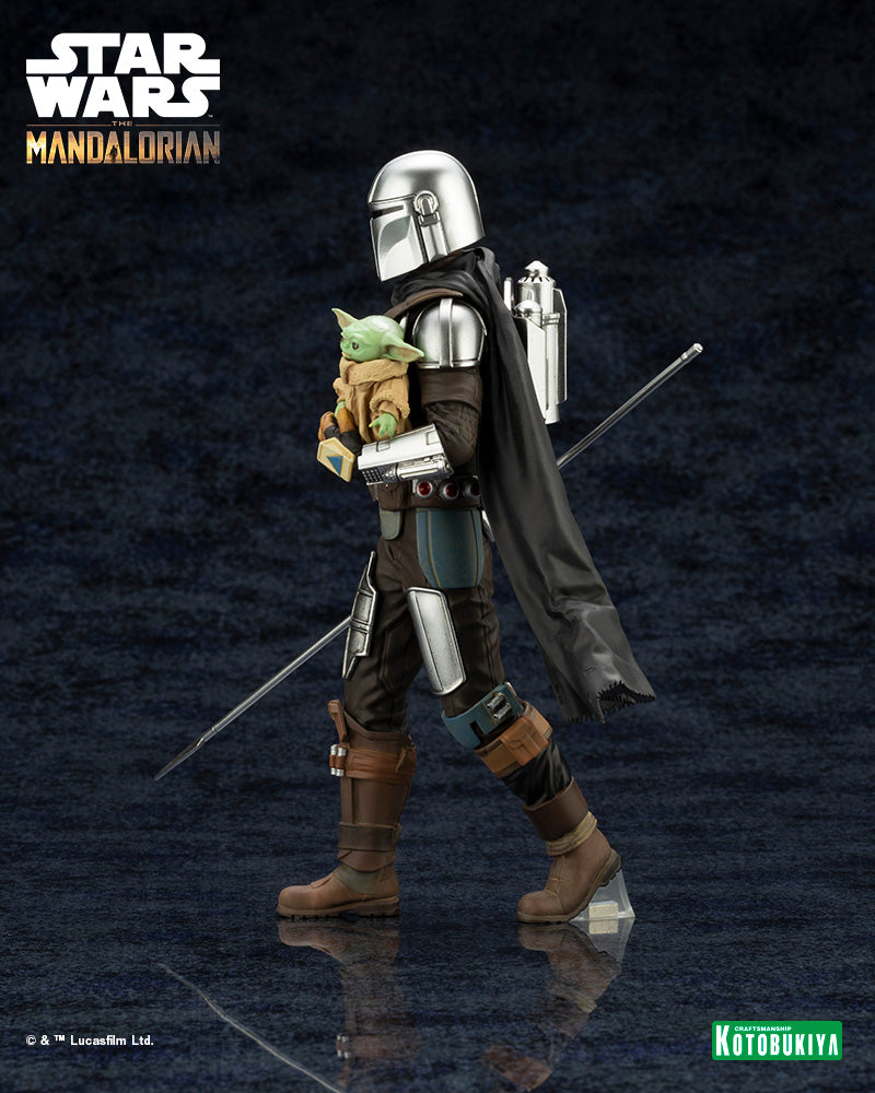 ARTFX+ Mandalorian &amp; Grogu with Beskar Staff