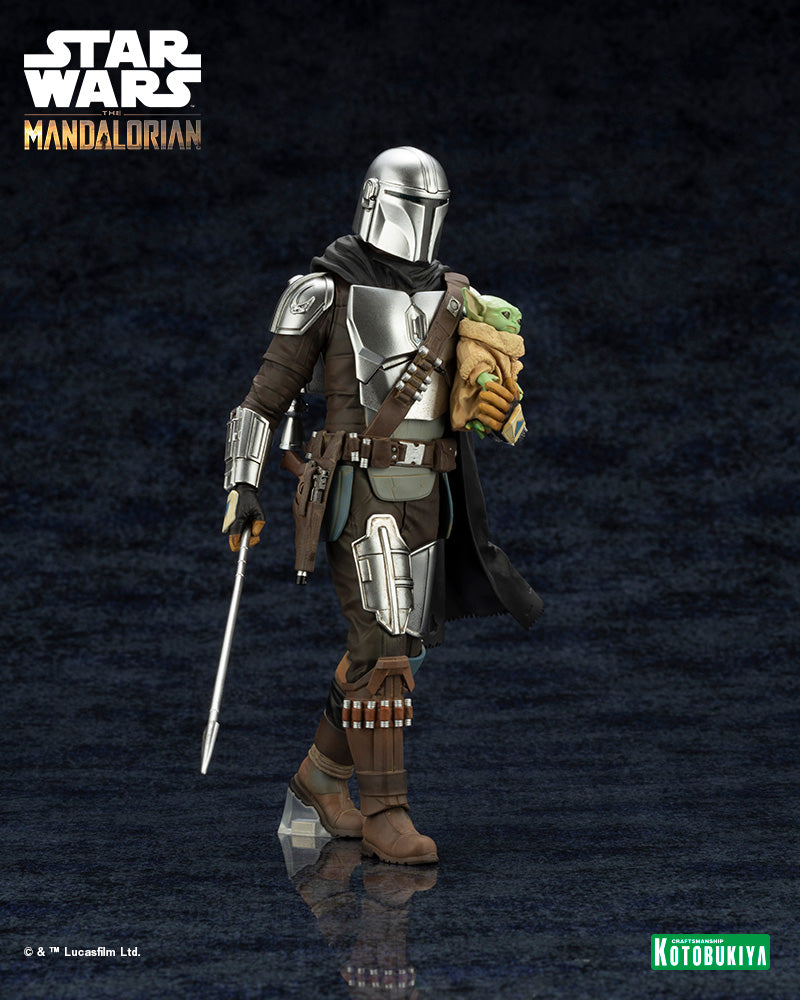 ARTFX+ Mandalorian &amp; Grogu with Beskar Staff