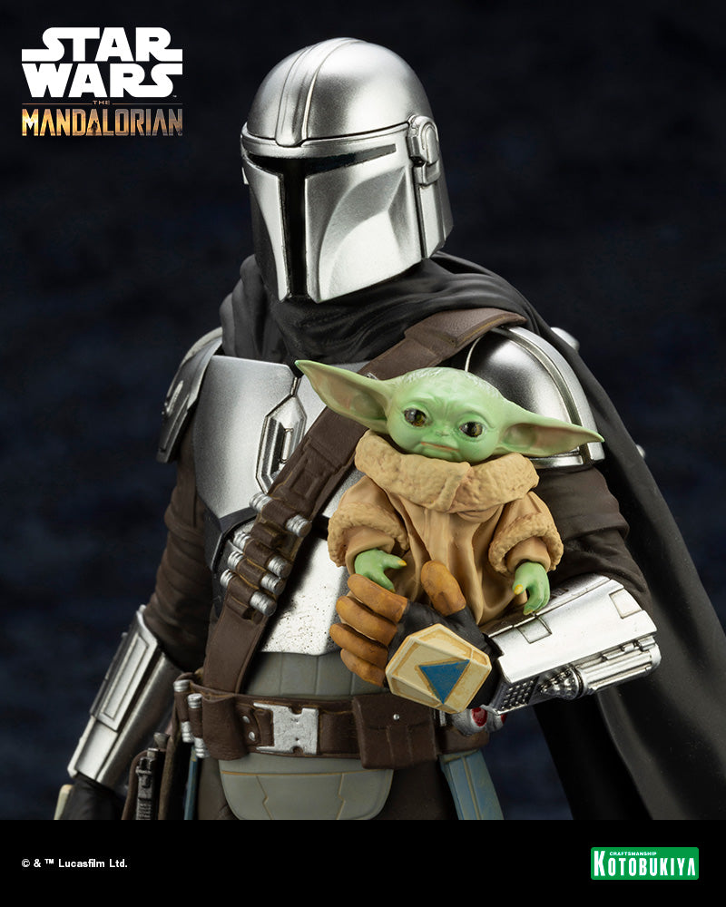 ARTFX+ Mandalorian &amp; Grogu with Beskar Staff