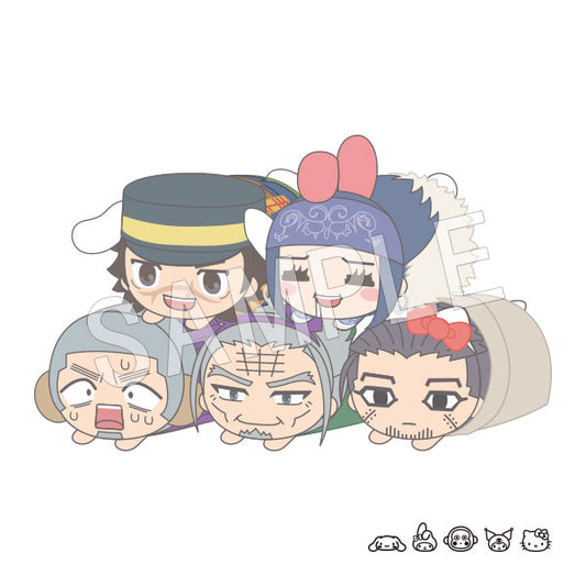 Golden Kamuy x Sanrio Characters Mochikororin Plush Mascot Type A