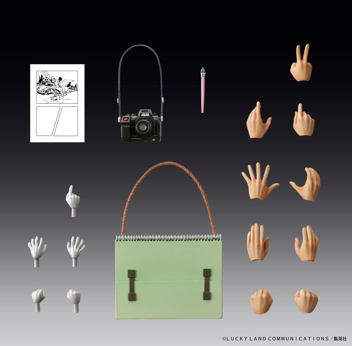 Super Figure Action JoJo`s Bizarre Adventure -Part 4 : Rohan Kishibe &amp; Heavens Door