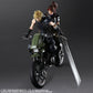 Final Fantasy VII Remake Play Arts Kai Jessie, Cloud &amp; Motorcycle Set