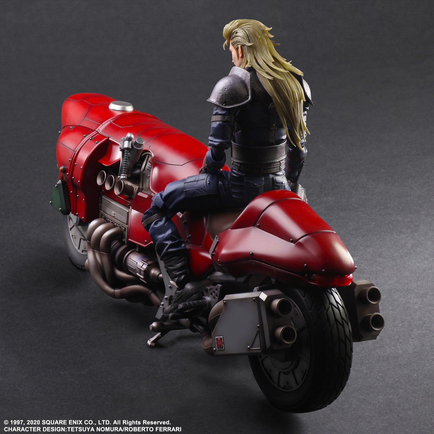 Final Fantasy VII Remake Play Arts Kai Roche &amp; Motorcycle Set