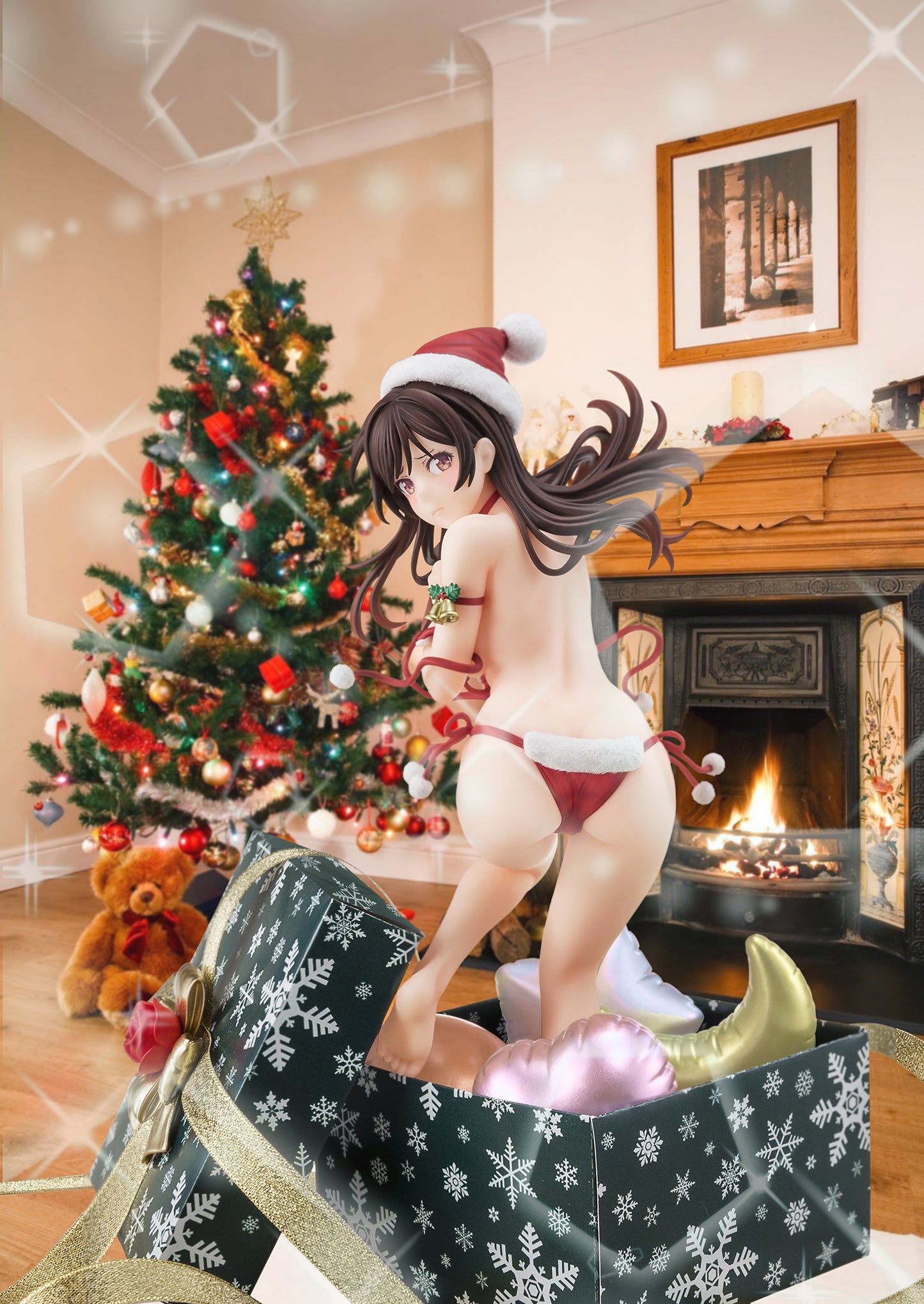 Rent-A-Girlfriend Chizuru Mizuhara Santa Bikini de Fuwamoko Figure