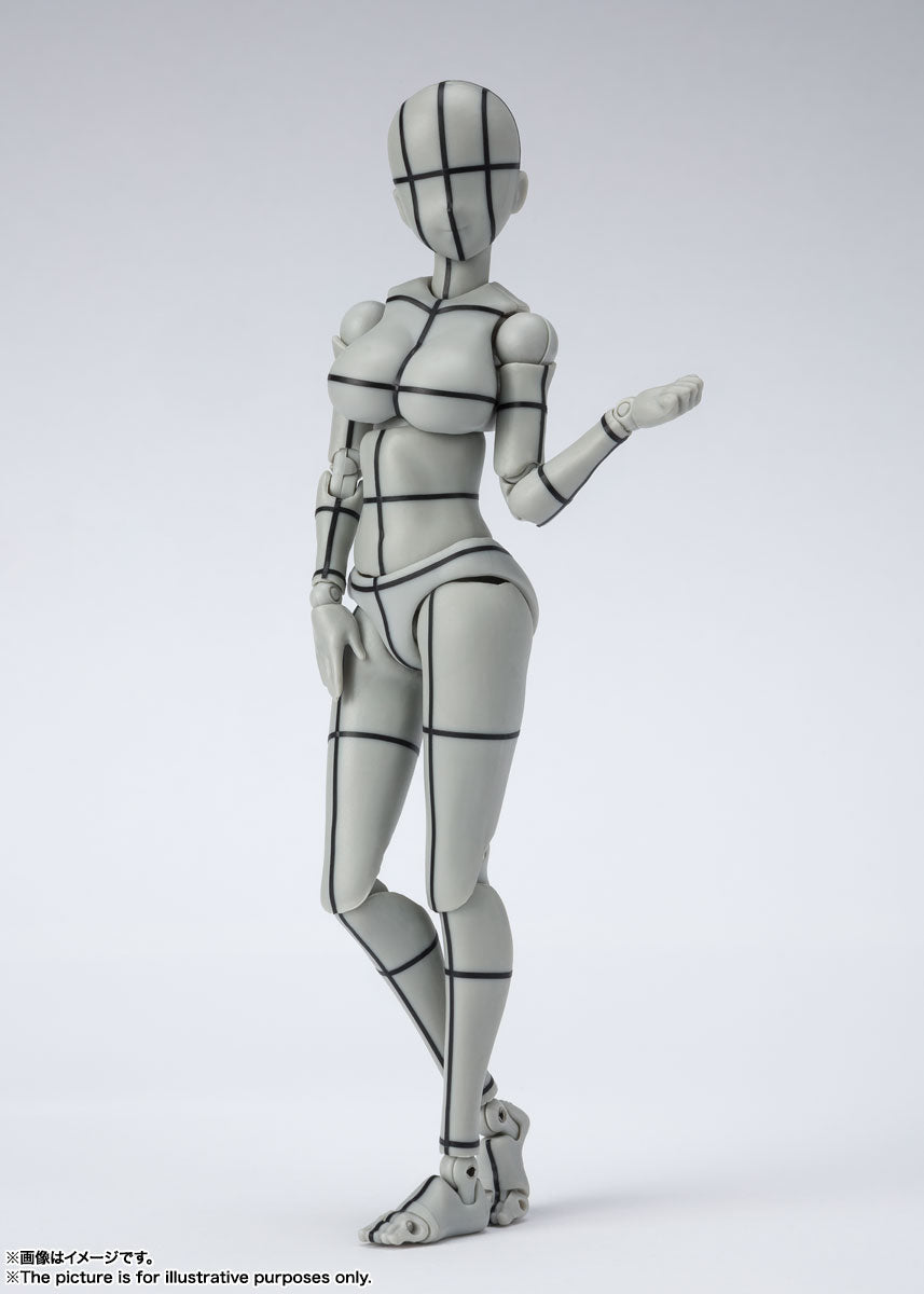 S.H.Figuarts Body-chan -Kentaro Yabuki- Wire Frame (Gray Color Ver.)
