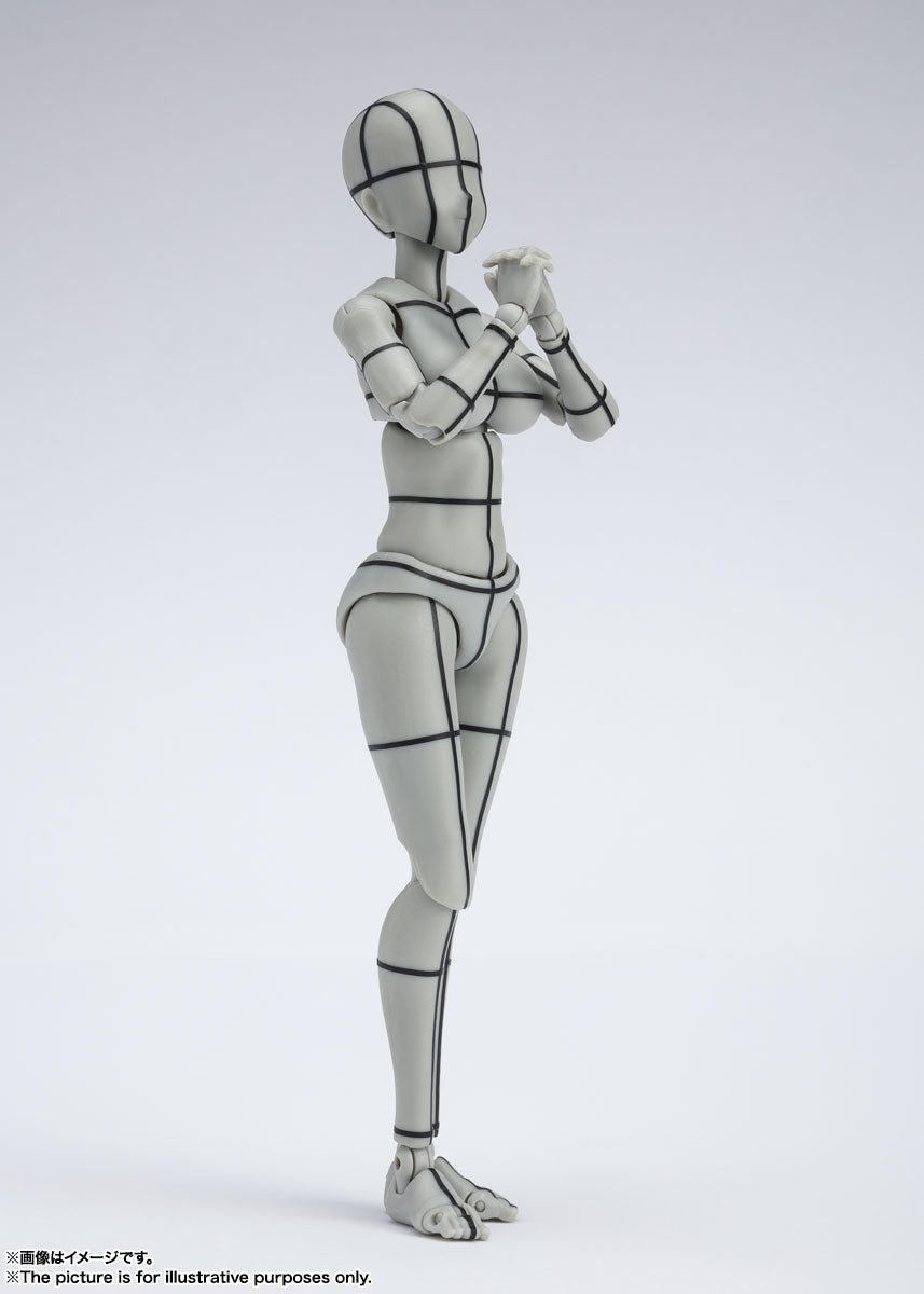 S.H.Figuarts Body-chan -Kentaro Yabuki- Wire Frame (Gray Color Ver.)