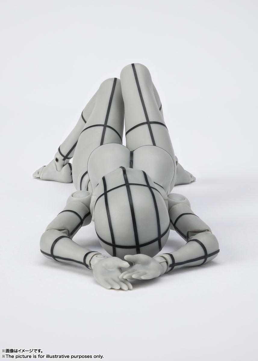 S.H.Figuarts Body-chan -Kentaro Yabuki- Wire Frame (Gray Color Ver.)