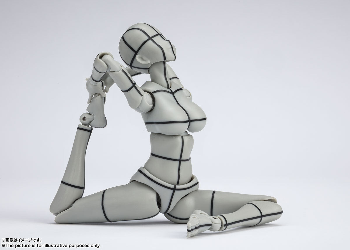 S.H.Figuarts Body-chan -Kentaro Yabuki- Wire Frame (Gray Color Ver.)
