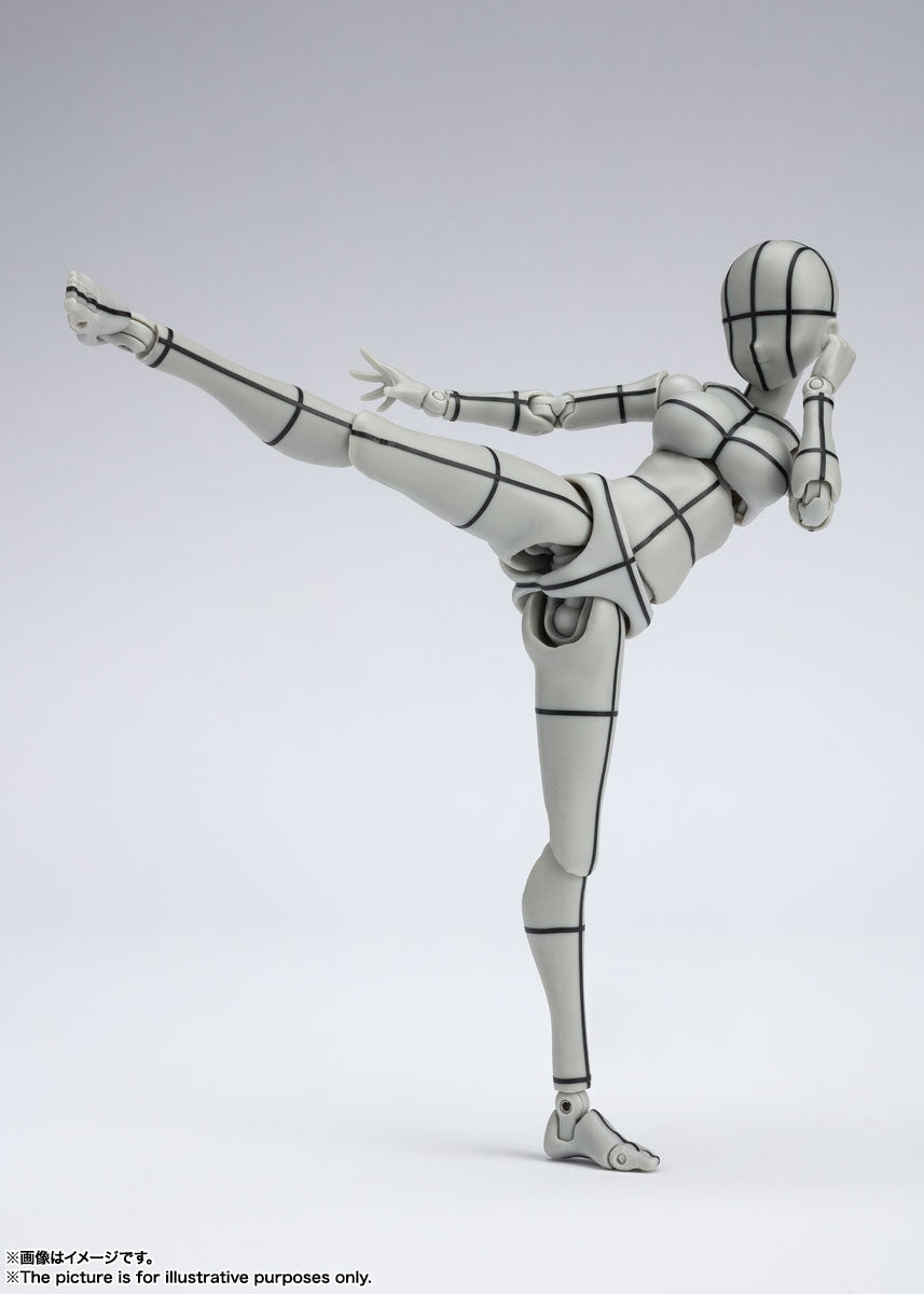 S.H.Figuarts Body-chan -Kentaro Yabuki- Wire Frame (Gray Color Ver.)