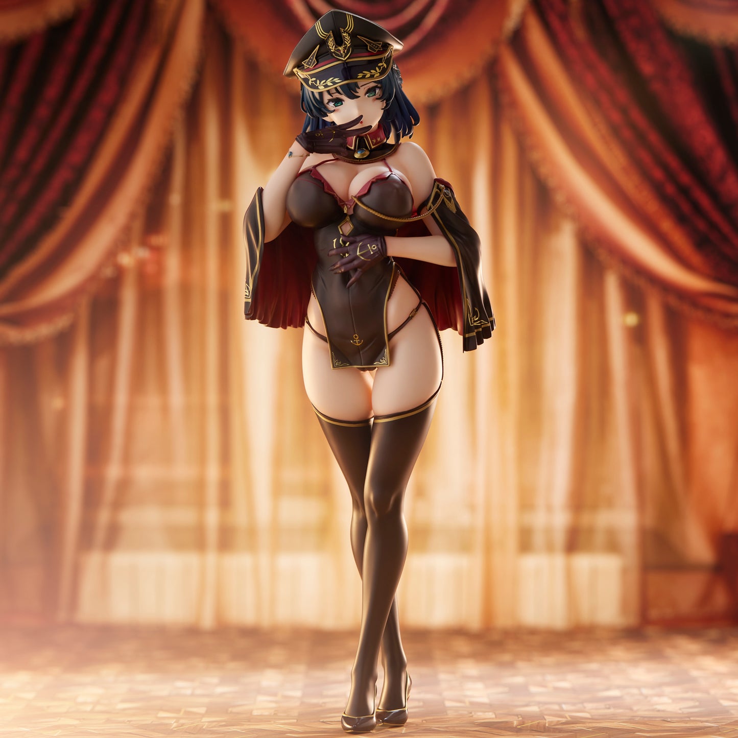 Akasa Ai Illustration - Navy Girl Cattleya