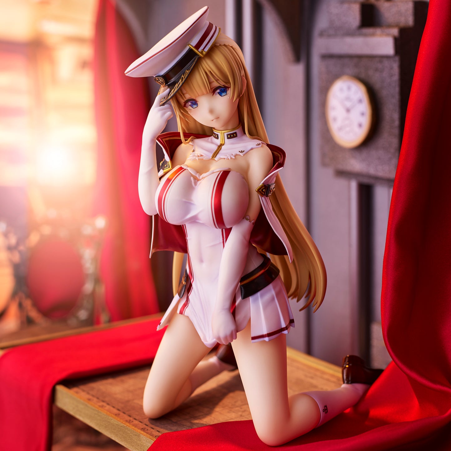 Akasa Ai Illustration - Navy Girl Scarlet