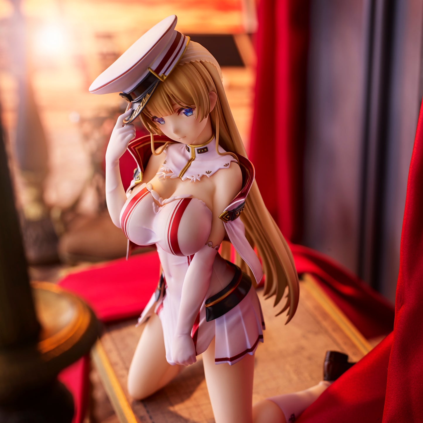 Akasa Ai Illustration - Navy Girl Scarlet