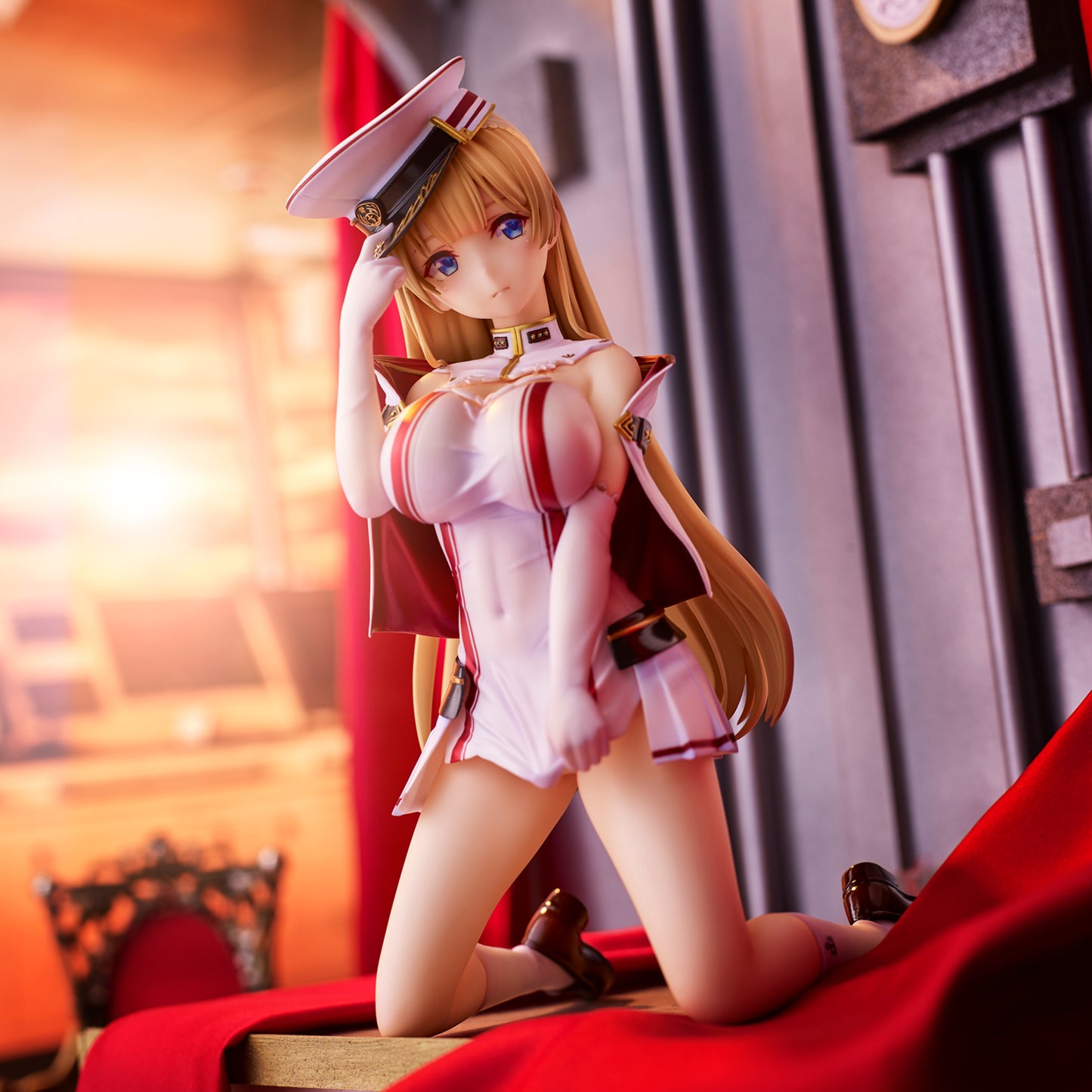 Akasa Ai Illustration - Navy Girl Scarlet