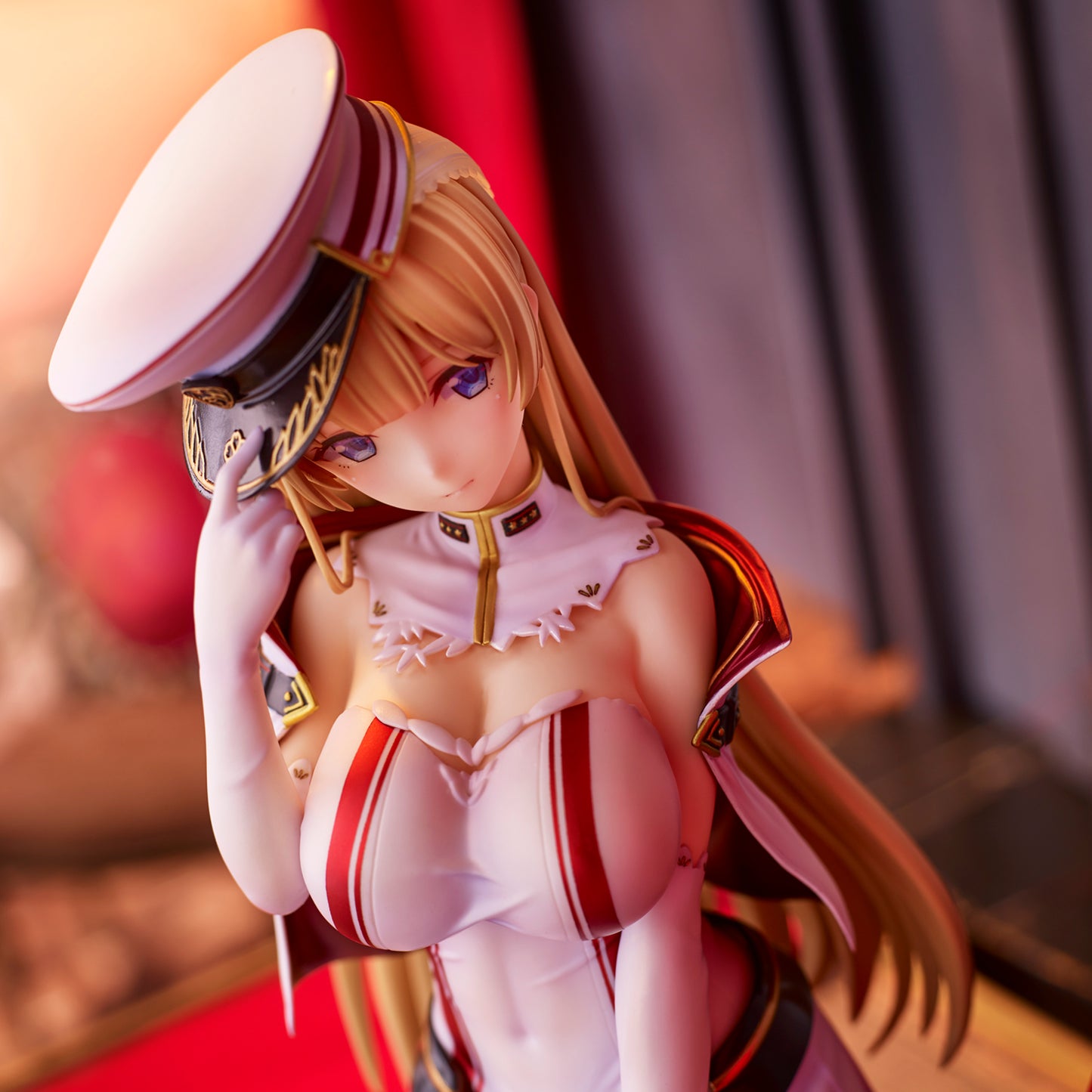 Akasa Ai Illustration - Navy Girl Scarlet