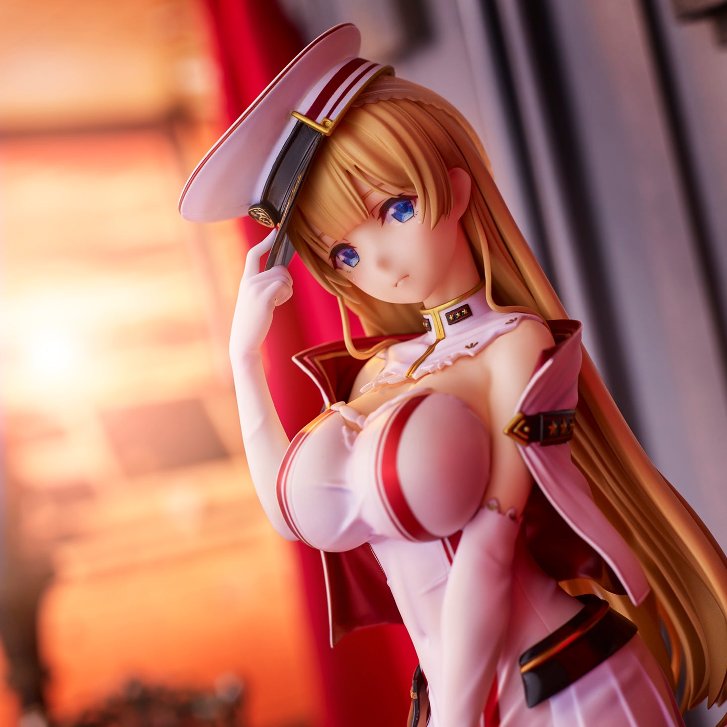 Akasa Ai Illustration - Navy Girl Scarlet