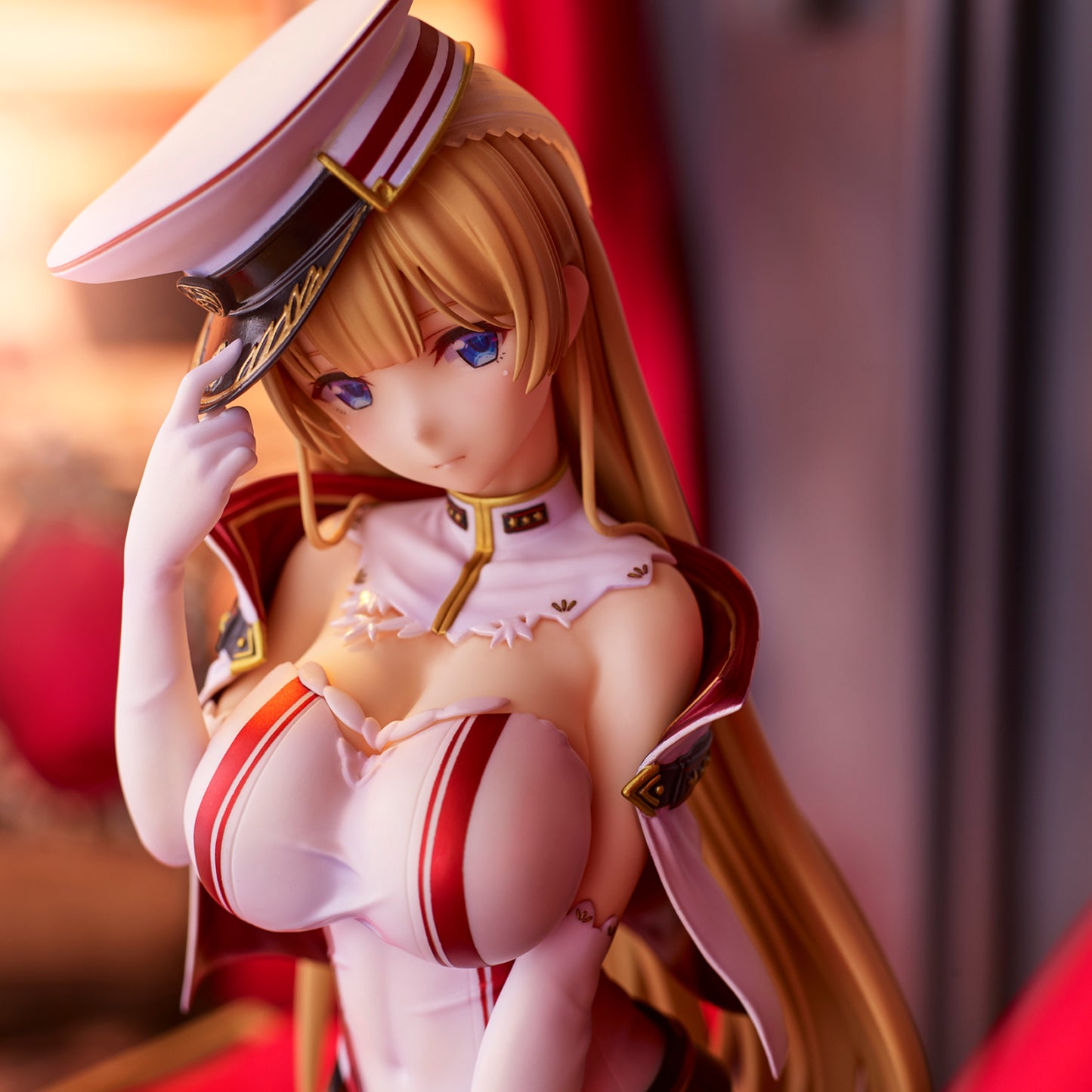 Akasa Ai Illustration - Navy Girl Scarlet