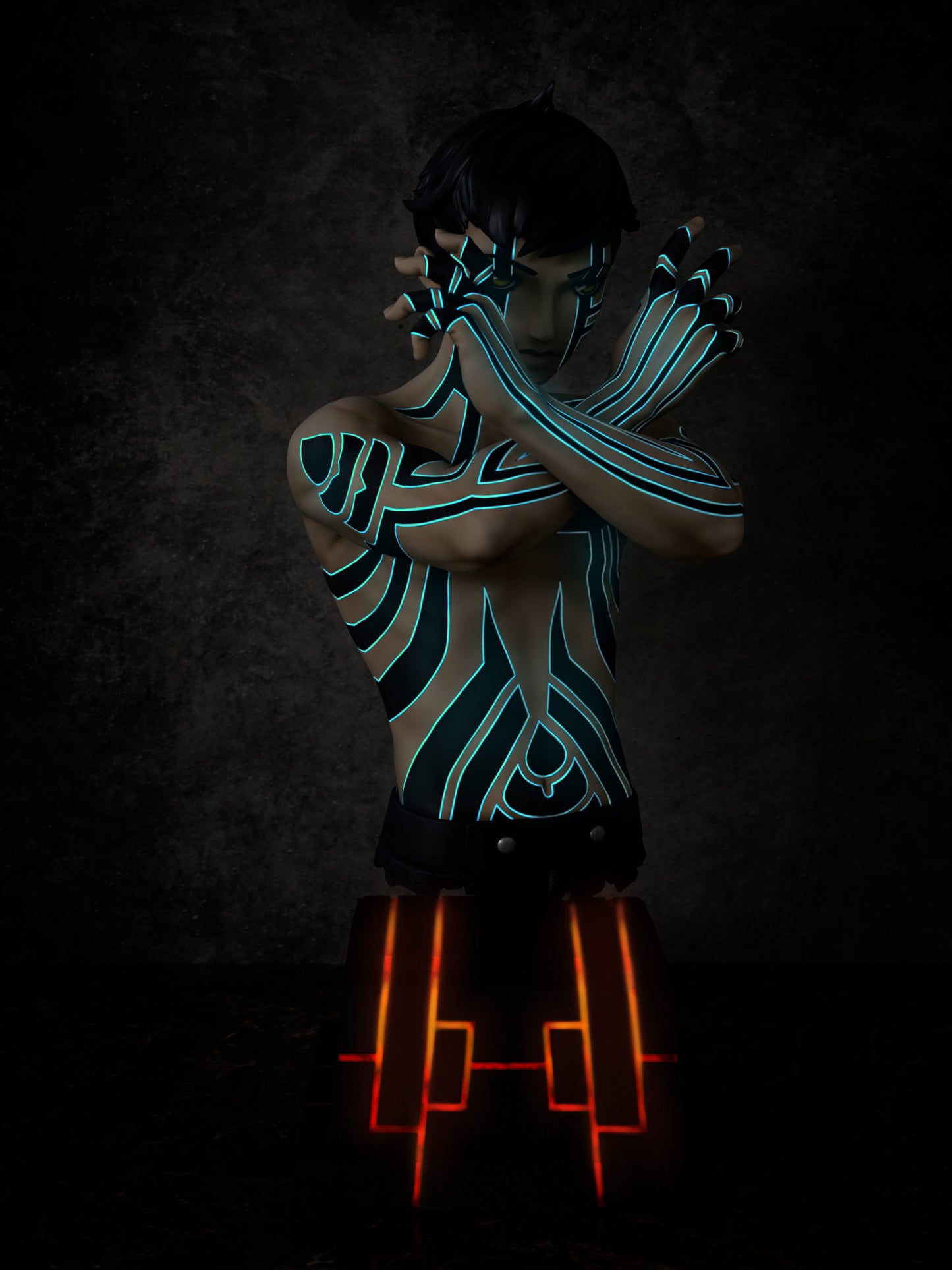Shin Megami Tensei III: Nocturne Hitoshura 1/1 Scale Bust Figure