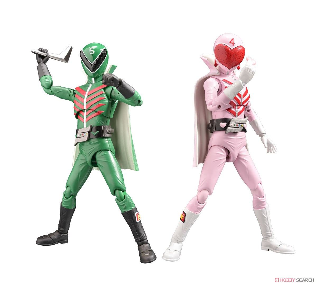 Hero Action Figure Series Momoranger &amp; Midoranger