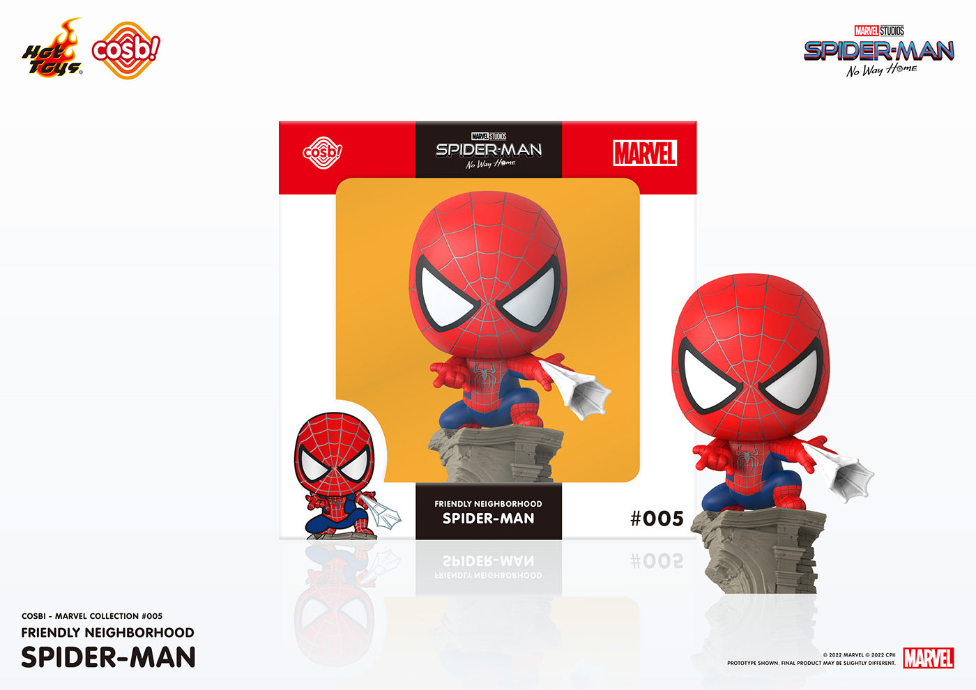 Cosbi Marvel Collection #005 Friendly Neighborhood Spider-Man "Spider-Man: No Way Home"