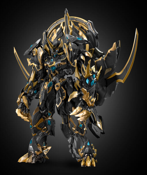 CD-02B Four Great Beasts Black Tiger Alloy Movable Figure
