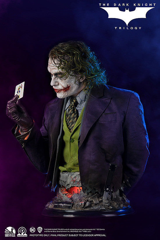 Infinity Studio X Penguin Toys DC Series Life Size Bust "The Dark Knight" The Joker