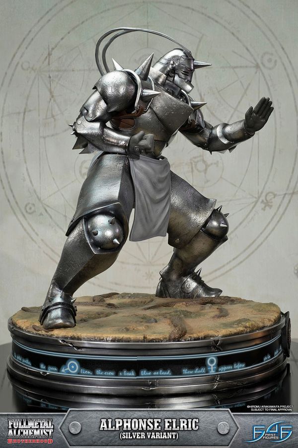 Fullmetal Alchemist Alphonse Elric Silver Statue