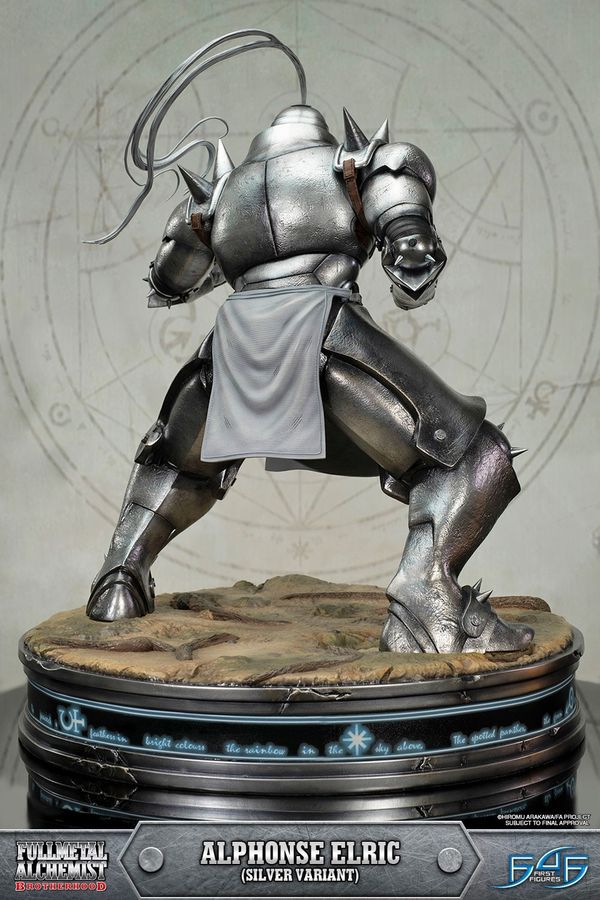 Fullmetal Alchemist Alphonse Elric Silver Statue