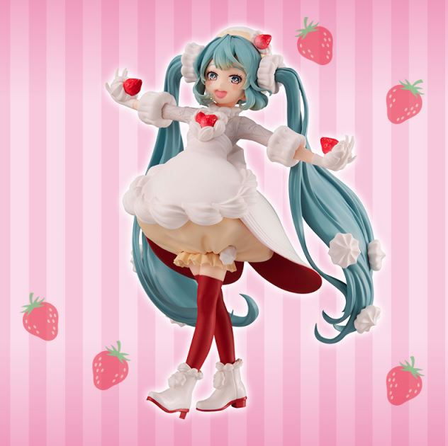 Hatsune Miku Sweet Tea Time Strawberry Short – Animeworks B2B