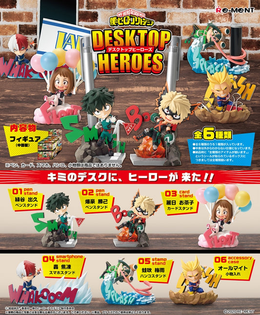 My Hero Academia Desktop Heroes Box re-ment
