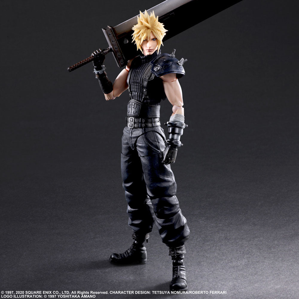 Remake Play Arts Kai Cloud Strife ver 2