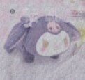 Sanrio Characters - Kuromi Laying Down Plush