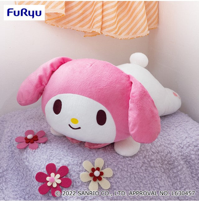 My Melody - Droopy Ears Laying Down Big Plush – Animeworks B2B