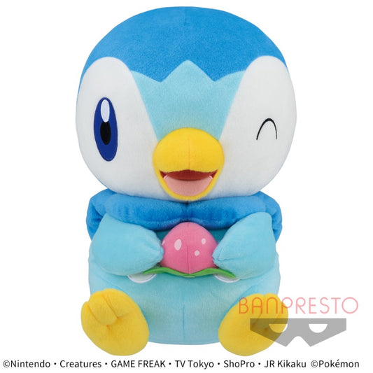 Pokemon Mogu Mogu Time - Piplup Plush