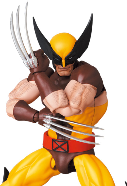 X-MEN MAFEX Wolverine Brown Comic Ver