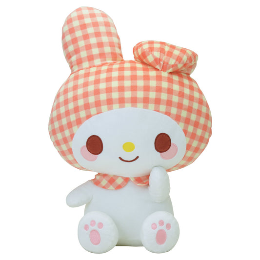 My Melody Pink Check Big Plush