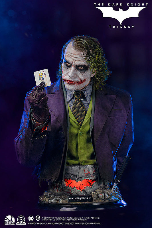 Infinity Studio X Penguin Toys DC Series Life Size Bust "The Dark Knight" The Joker