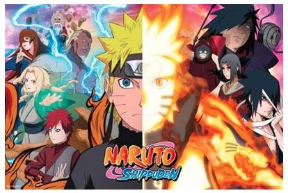 naruto split poster