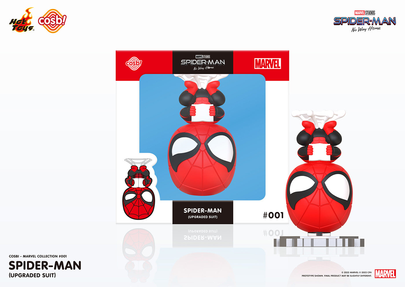 Cosbi Marvel Collection #001 Spider-Man (Upgraded Suit) "Spider-Man: No Way Home"