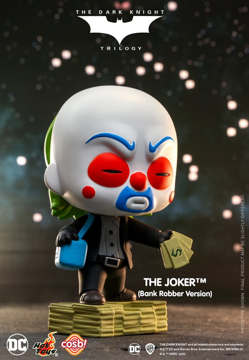 The Dark Knight Trilogy Cosbi DC Collection #004 The Joker (Bank Robber)